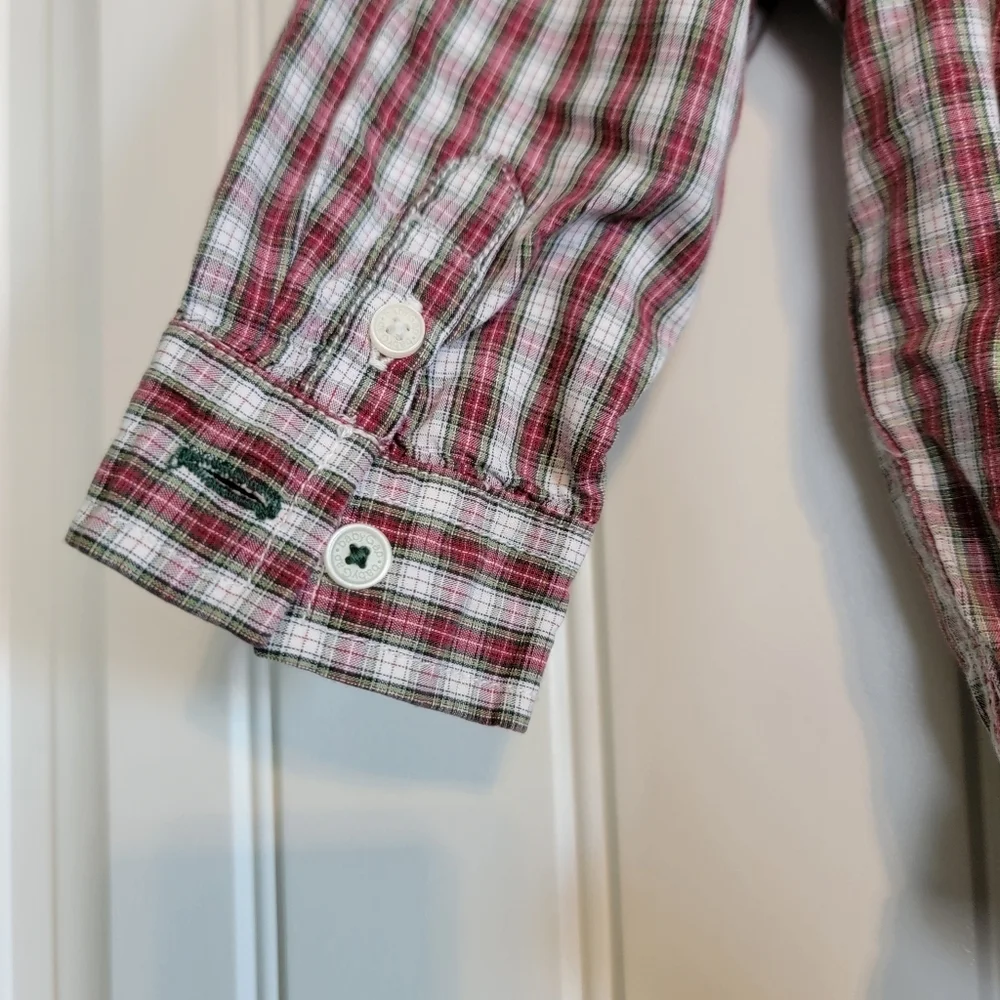 🔥5 FOR $25🔥Baby Gap Button Down Plaid Onesie 18-24M